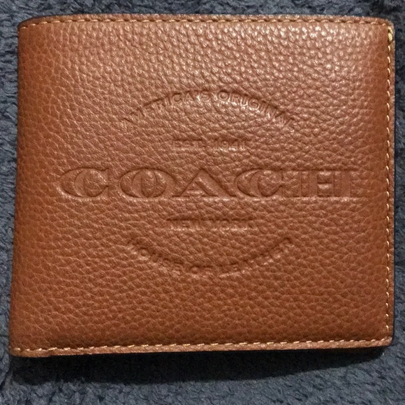 Coach 1941 NY House of Leather Saddle Men’s Wallet - Picture 1 of 8